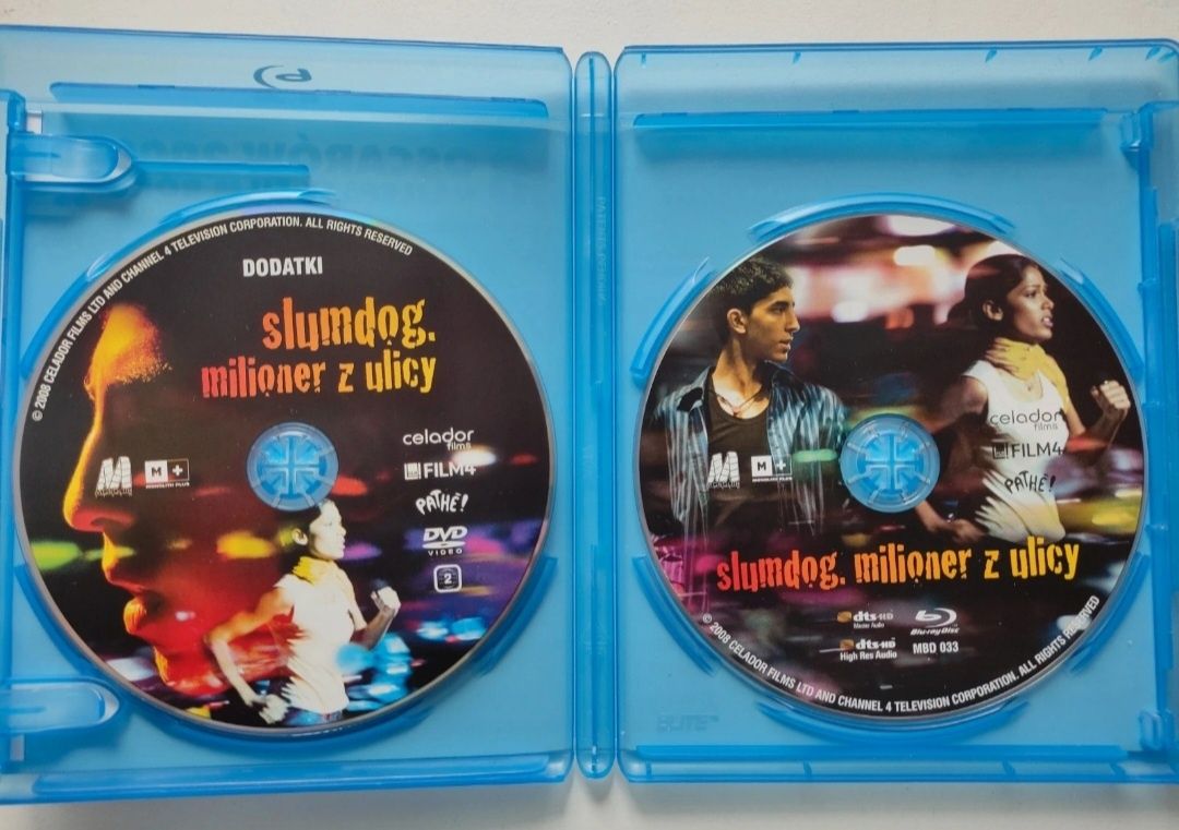 Slumdog Milioner z ulicy Blu-ray + DVD polskie wydanie Łódź