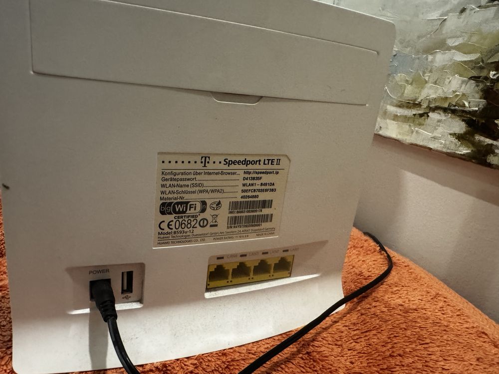 ROUTER Huawei B593 LTE II 4G MODEM Sim Card