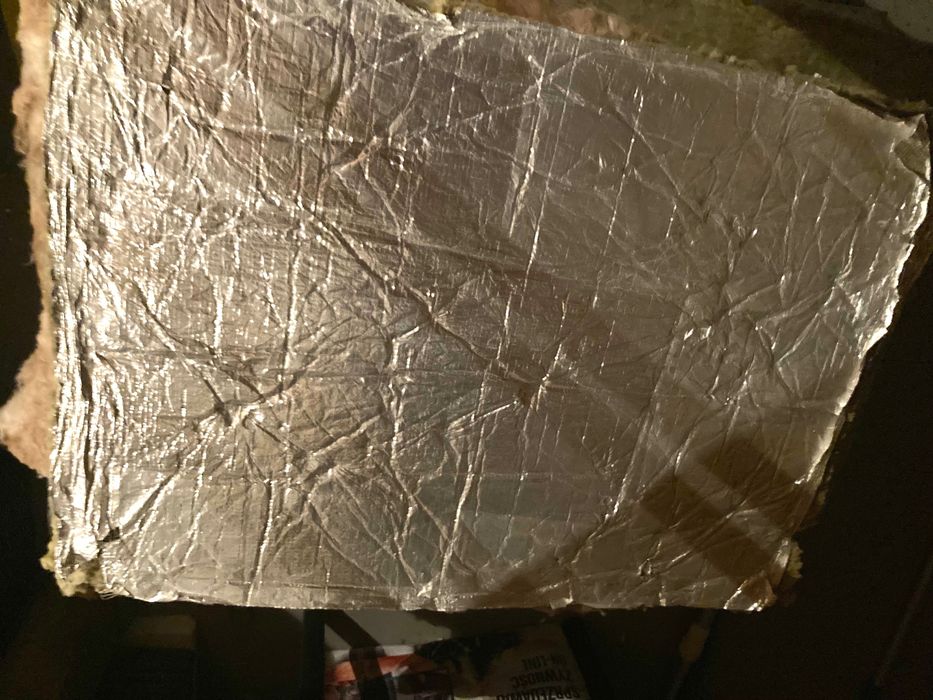 Wełna izolacyjna z folią aluminiową  arkusze