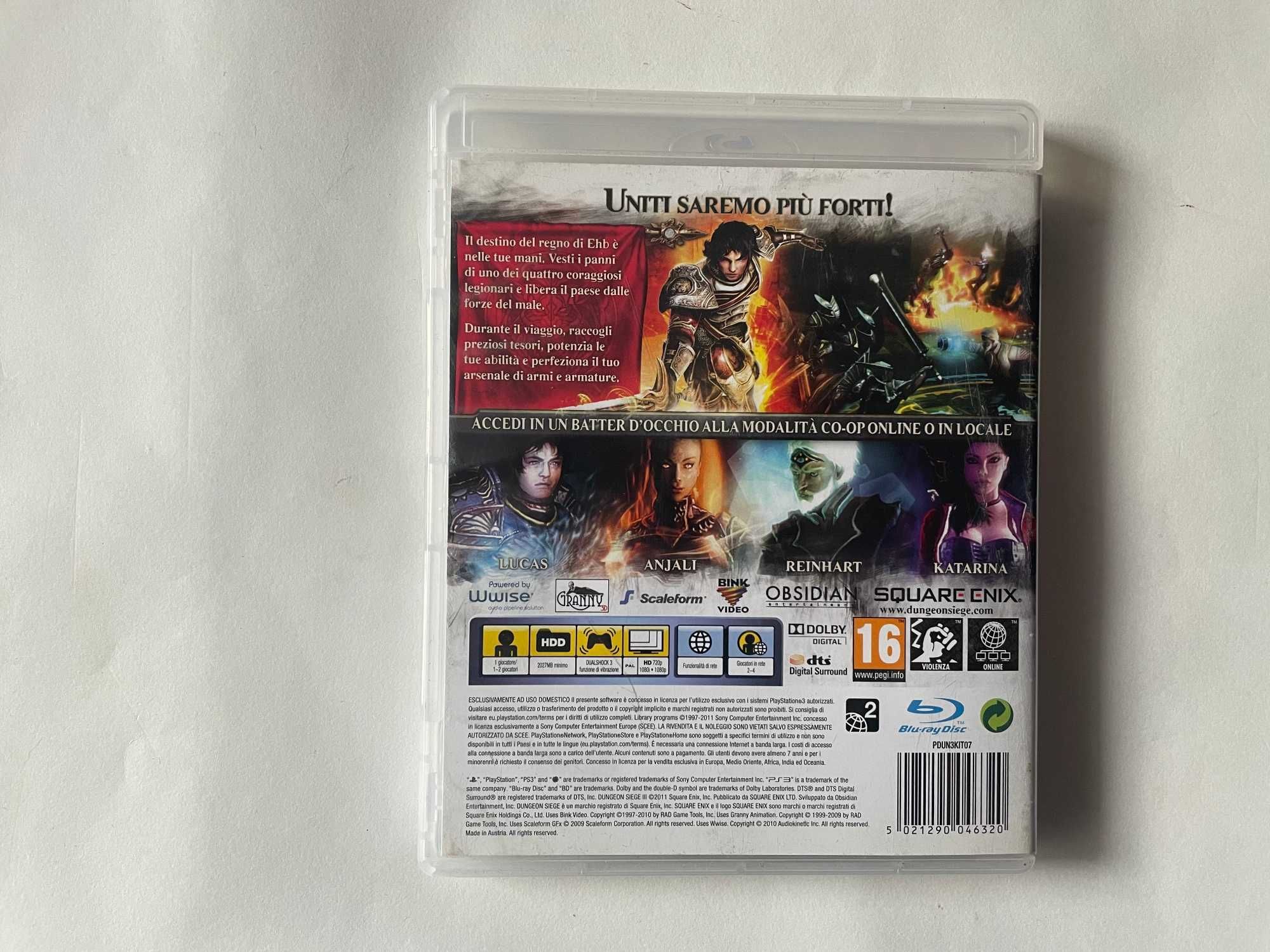 Dungeon Siege III Playstation 3/Ps3