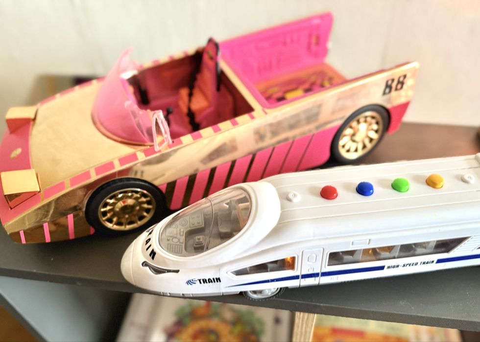 Швидкісний поїзд / Звук / світло / Машинка / Кабріолет