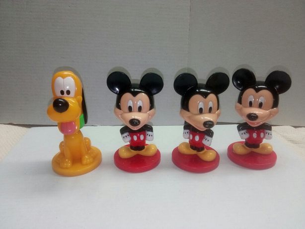 Bonecos Disney  da Kellogg's de cabeça"louca".