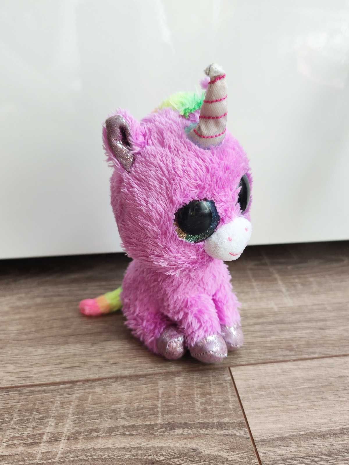 Jednorożec Rosette Ty Beanie Boo pluszak maskotka zabawka fioletowy