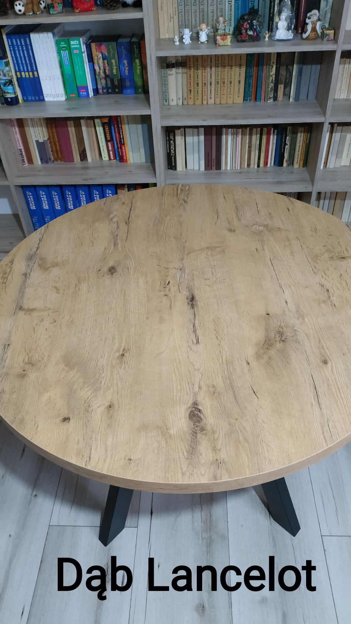 Stół okrągły rozkładany 180/100cm
