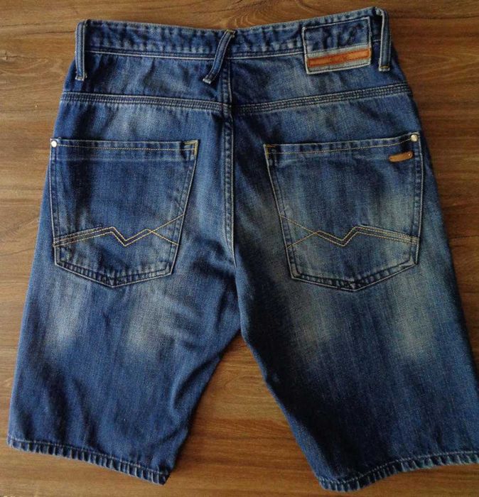Krótkie spodenki męskie jeansowe Blend pas-40cm jak nowe