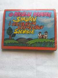 Książka rozkładana O Królu Kraku Smoku i dzielnym Szewczyku Skubie PRL