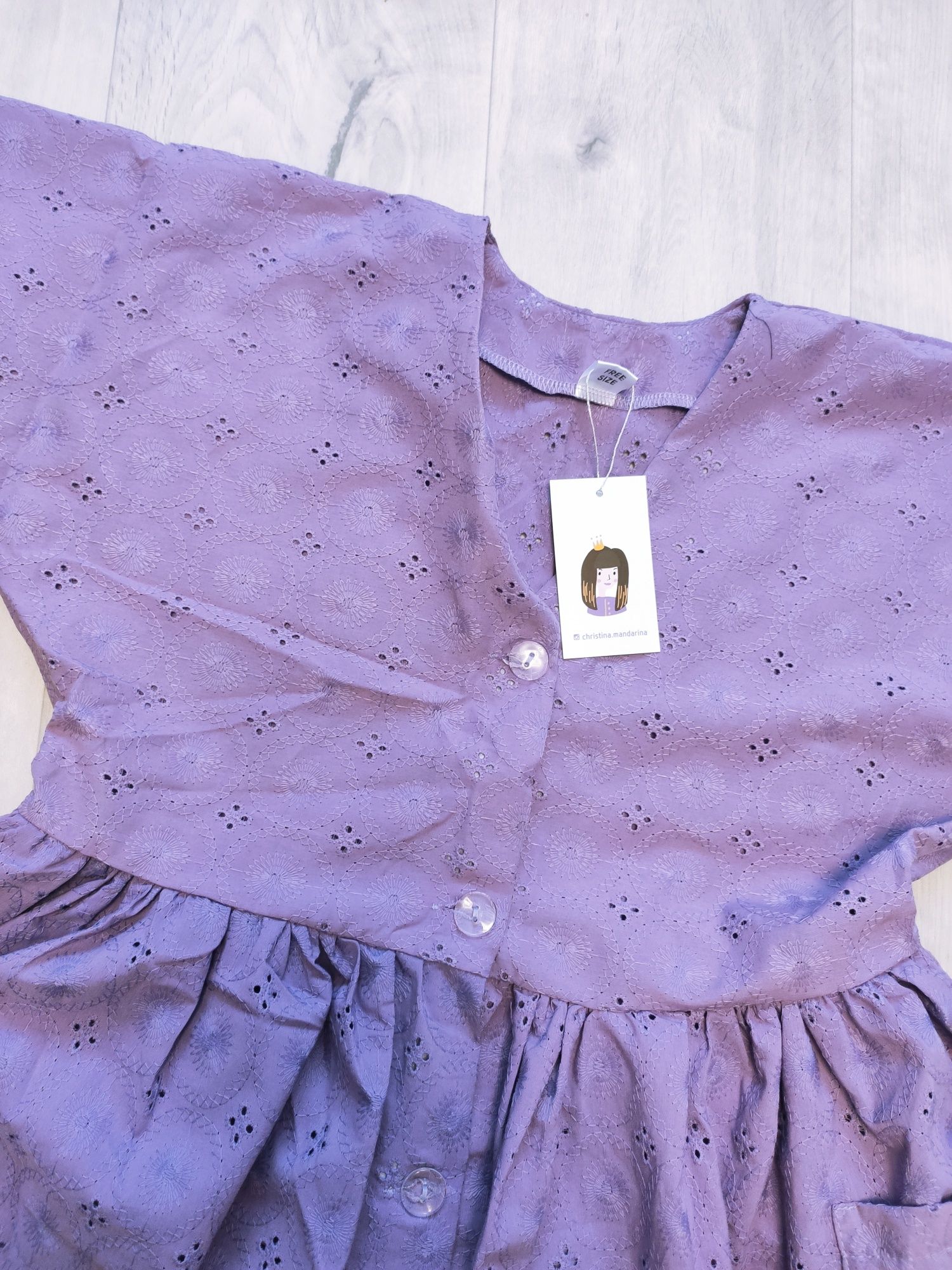 Платье женское фиолетовое лёгкое новое с биркой