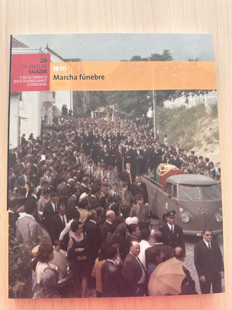 Livro “1970 Marcha Fúnebre” dos anos de Salazar