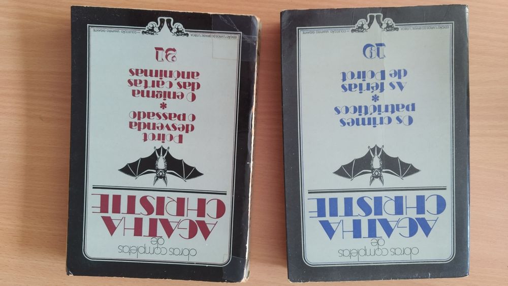 Livros Antigos Clássicos de Mistério e Terror