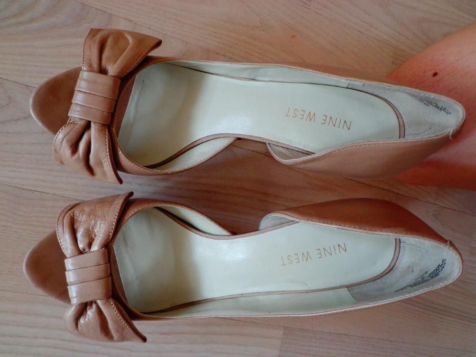 Nine West piękne szpilki w kolorze nude rozm. 37-38 (US 6,5)