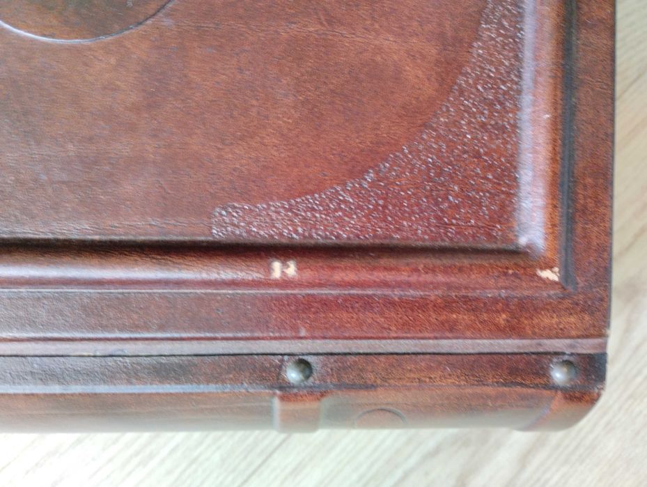 Подарочный набор, кофр, короб с графином, дерево, кожа