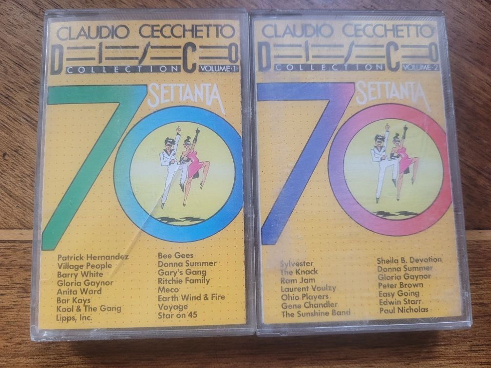 Kasety MCx2 Claudio Cecchetto presents..Disco 70 Collection 1987 Casab