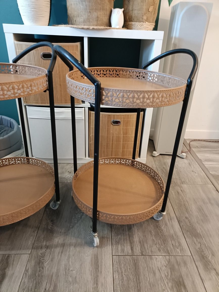Komoda na kółkach,barek, kontener 2 sztuki