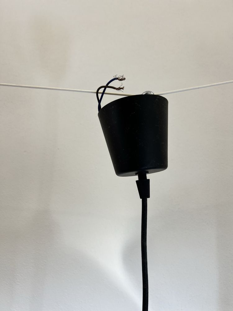 2 candeeiros de teto estilo industrial/minimalista