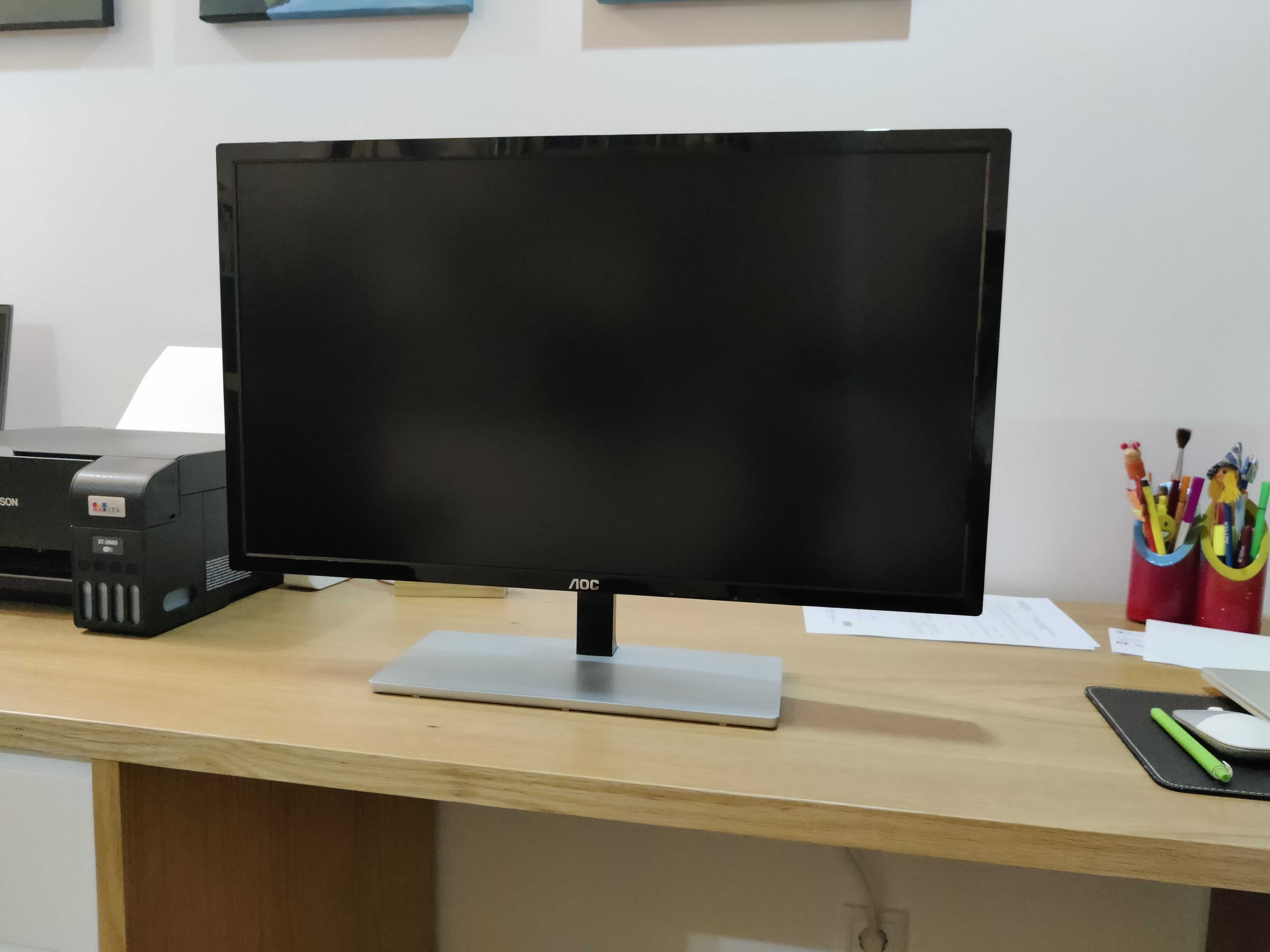 2 Monitores 4K AOC U2879VF 28" | Ótimo Estado | Inclui Cabo à Escolha