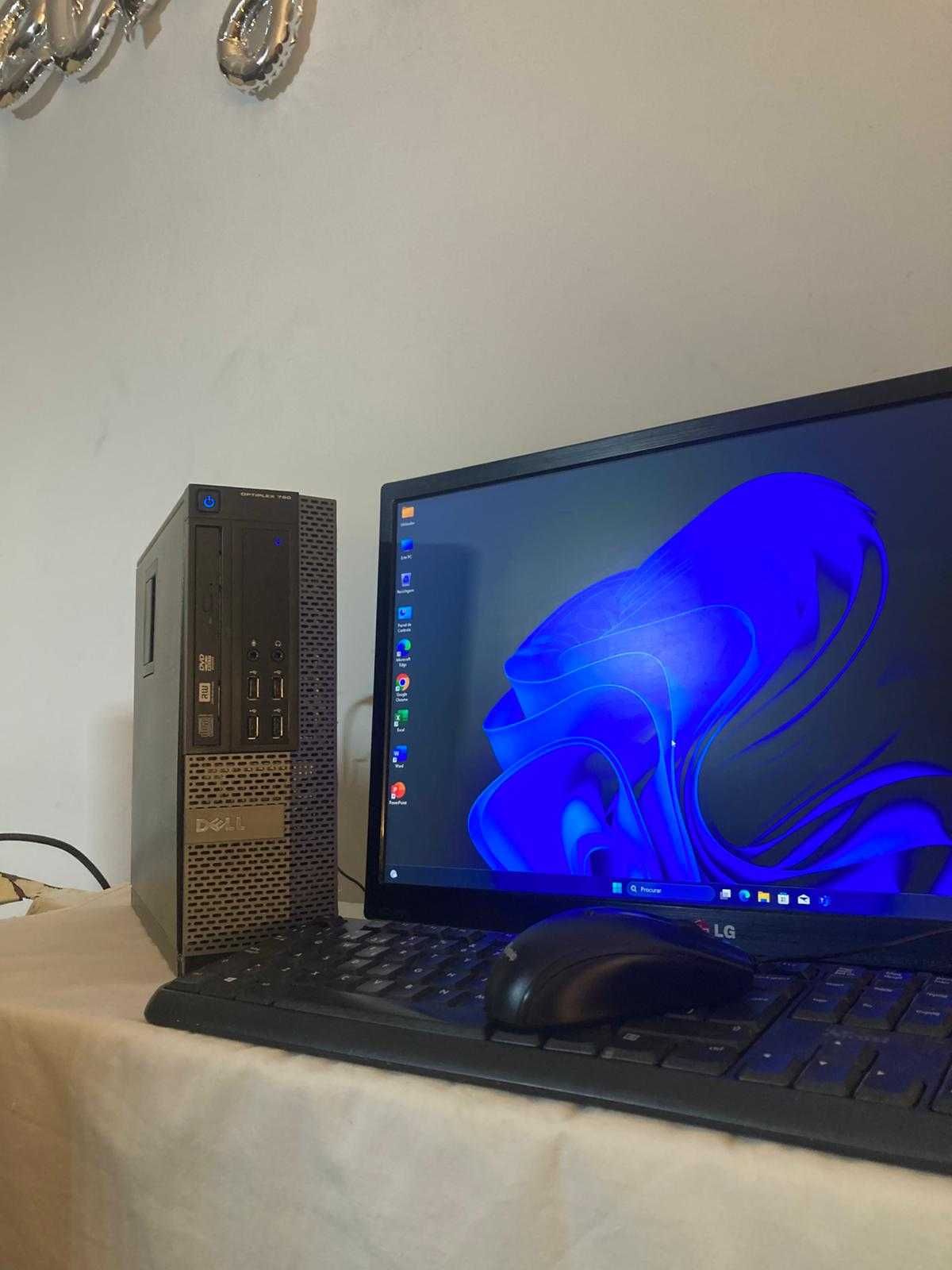 Conjunto PC / Computador, Monitor, teclado e rato