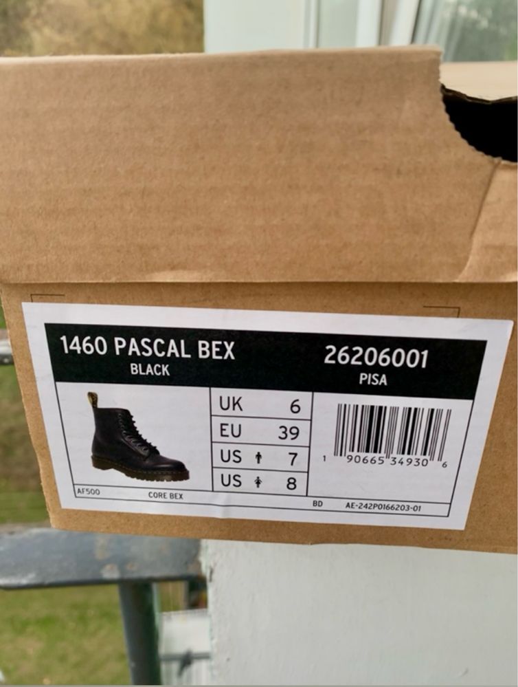 Dr. Martens . 1460 Pascal Bex Black 39