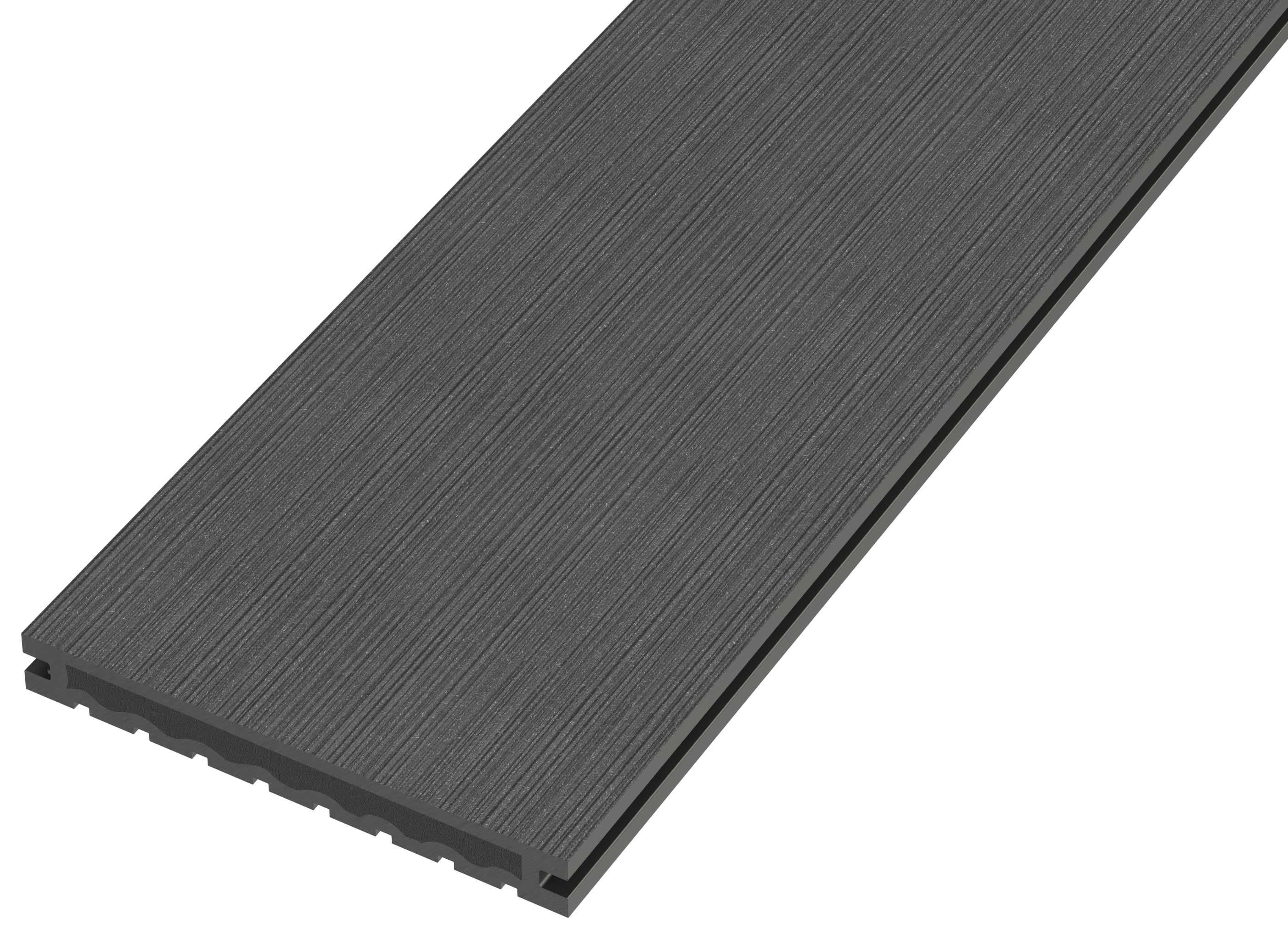 deska tarasowa kompozytowa Gamrat Pełna Classic 160x20mm szary brąz