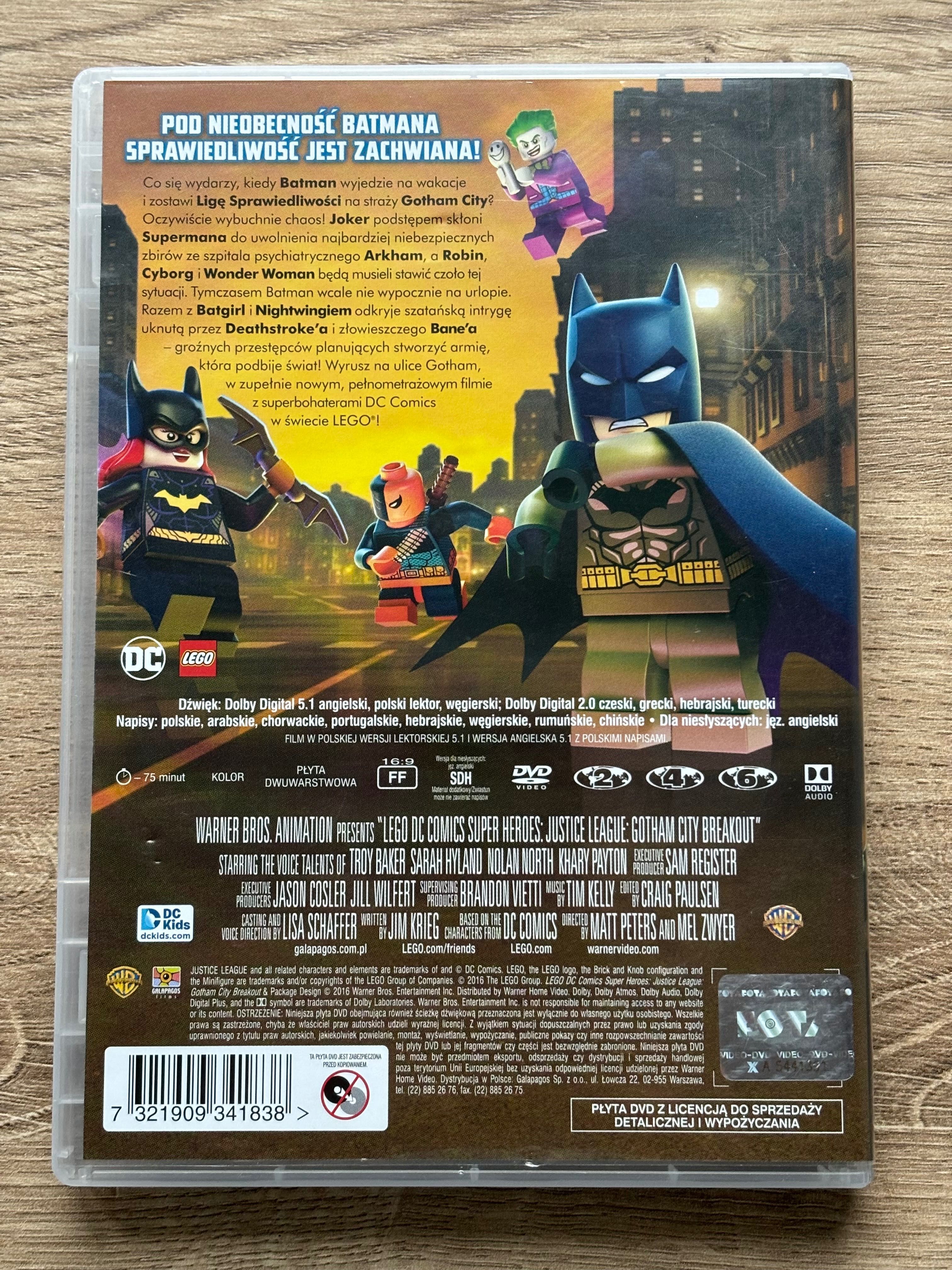 Lego Super Heroes - Liga Sprawiedliwości Na ratunek Gotham / bajka DVD