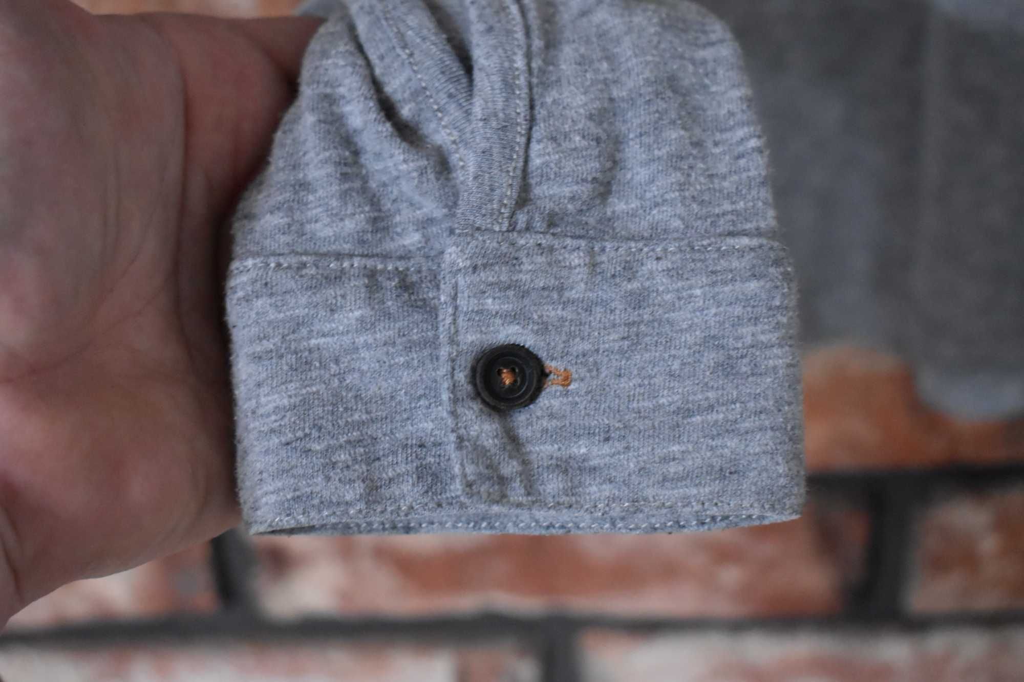 Napapijri szara lekka bluza Polo oryginał super stan XL