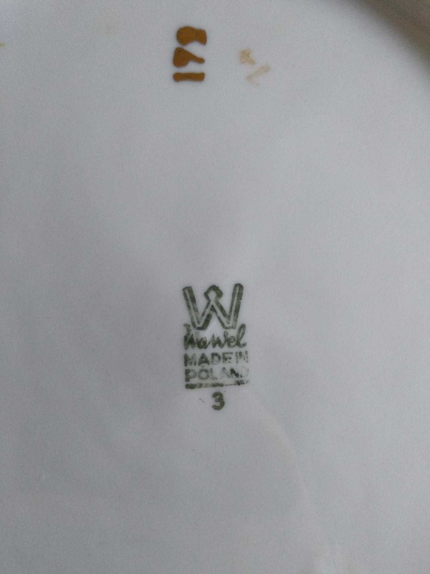 Serwis obiadowy porcelana Wawel 55 elementów dla 12 osób
