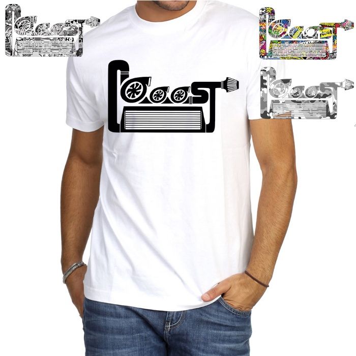 T-Shirt Boost Vários Modelos Sticker Bomb Camo S M L XL