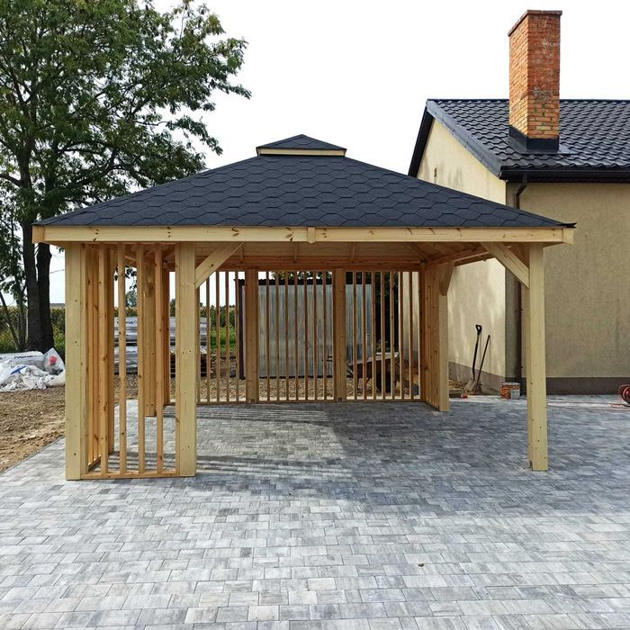 Altana altanka ogrodowa drewniana "Sardynia" 4x4