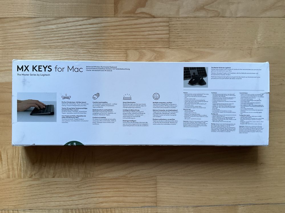 Klawiatura Logitech MX Keys Mac qwerty, FVAT, nowa