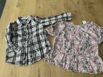 Zestaw koszule bluzki H&M 98
