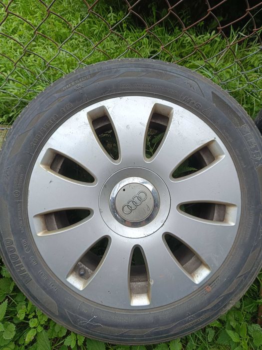 Audi koła felgi aluminiowe 7Jx16 5x112 ET35 z oponami zimowymi