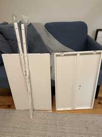 Boaxel Ikea - 2 parteleiras 60x40 + 2 calhas 82 cm