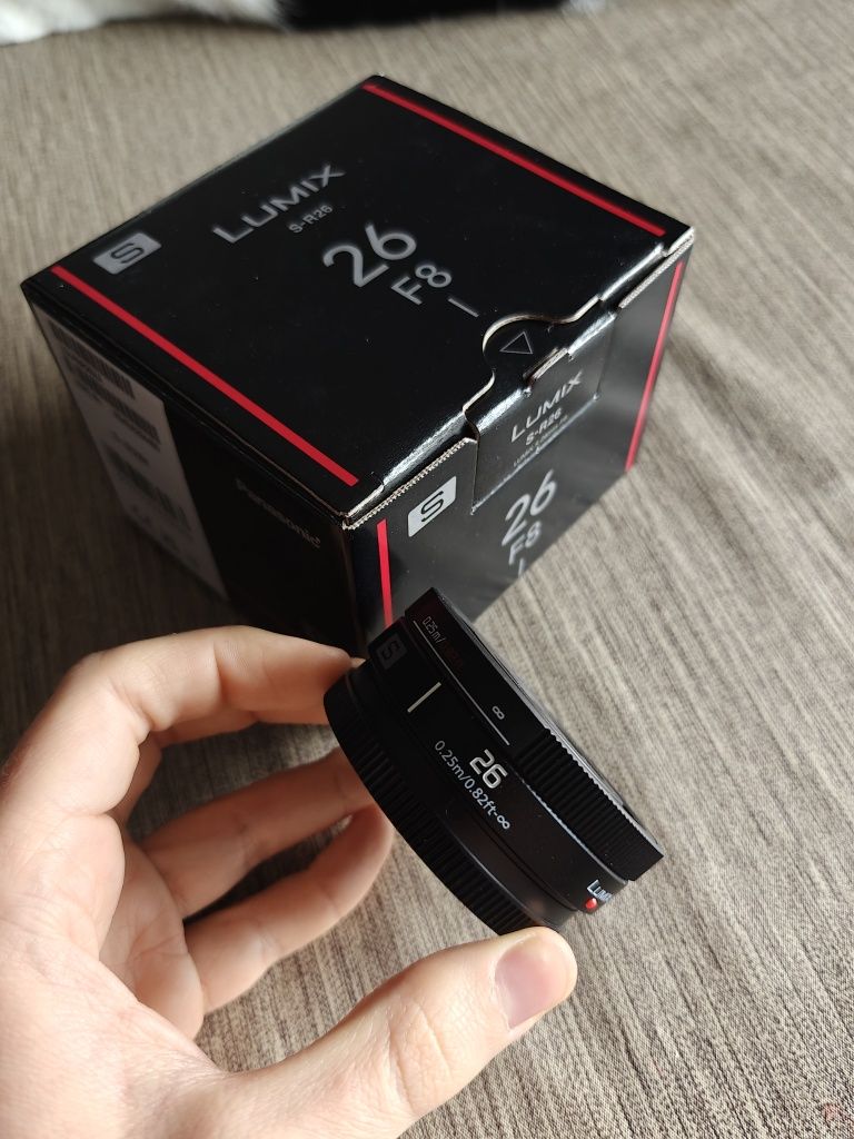 Panasonic Lumix 26mm F8 usada uma vez