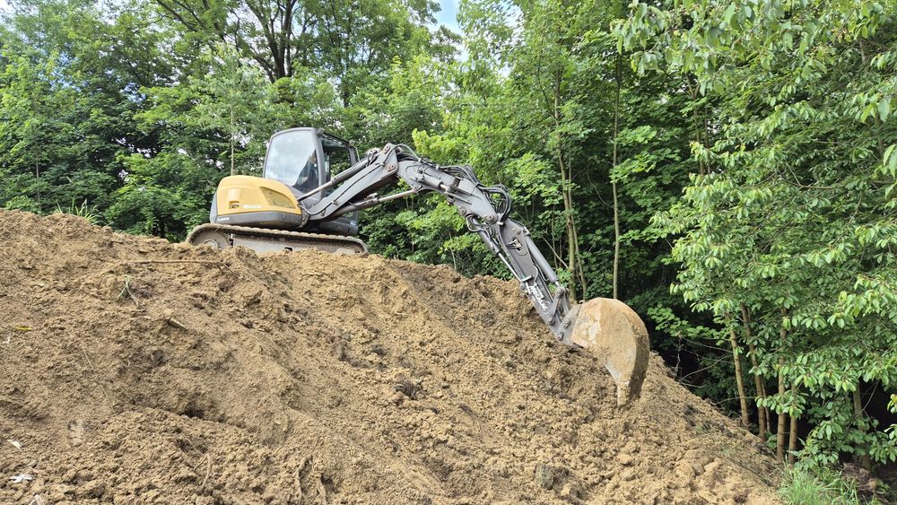 Mecalac 8 mcr, koparka gąsienicowa 8 ton