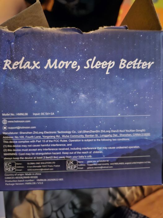 Głośnik do usypiania dzieci z funkcją białego szumu