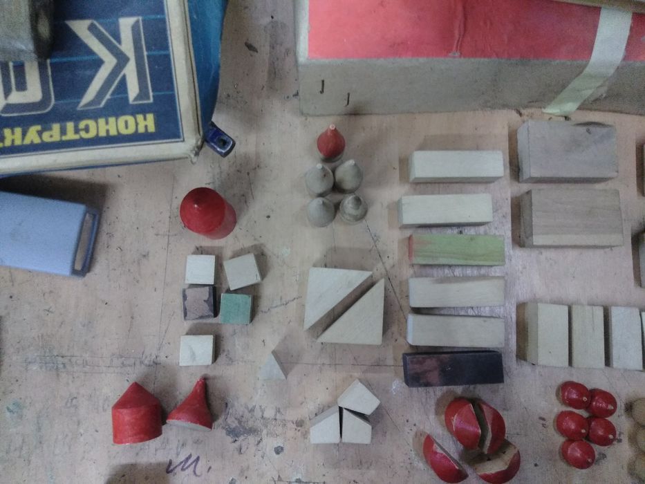 Конструктор СССР - Деревянный конструктор  «ПСКОВ» 1984 год