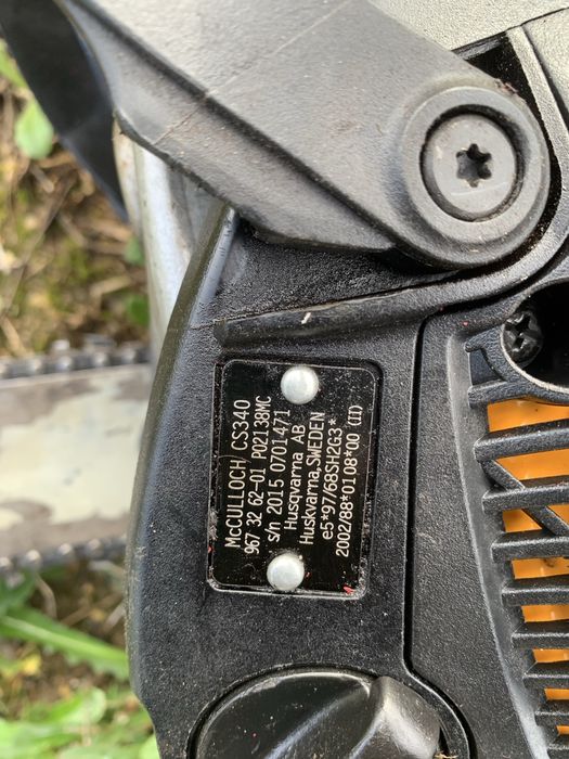 Motosserra Mcculloch cs 340