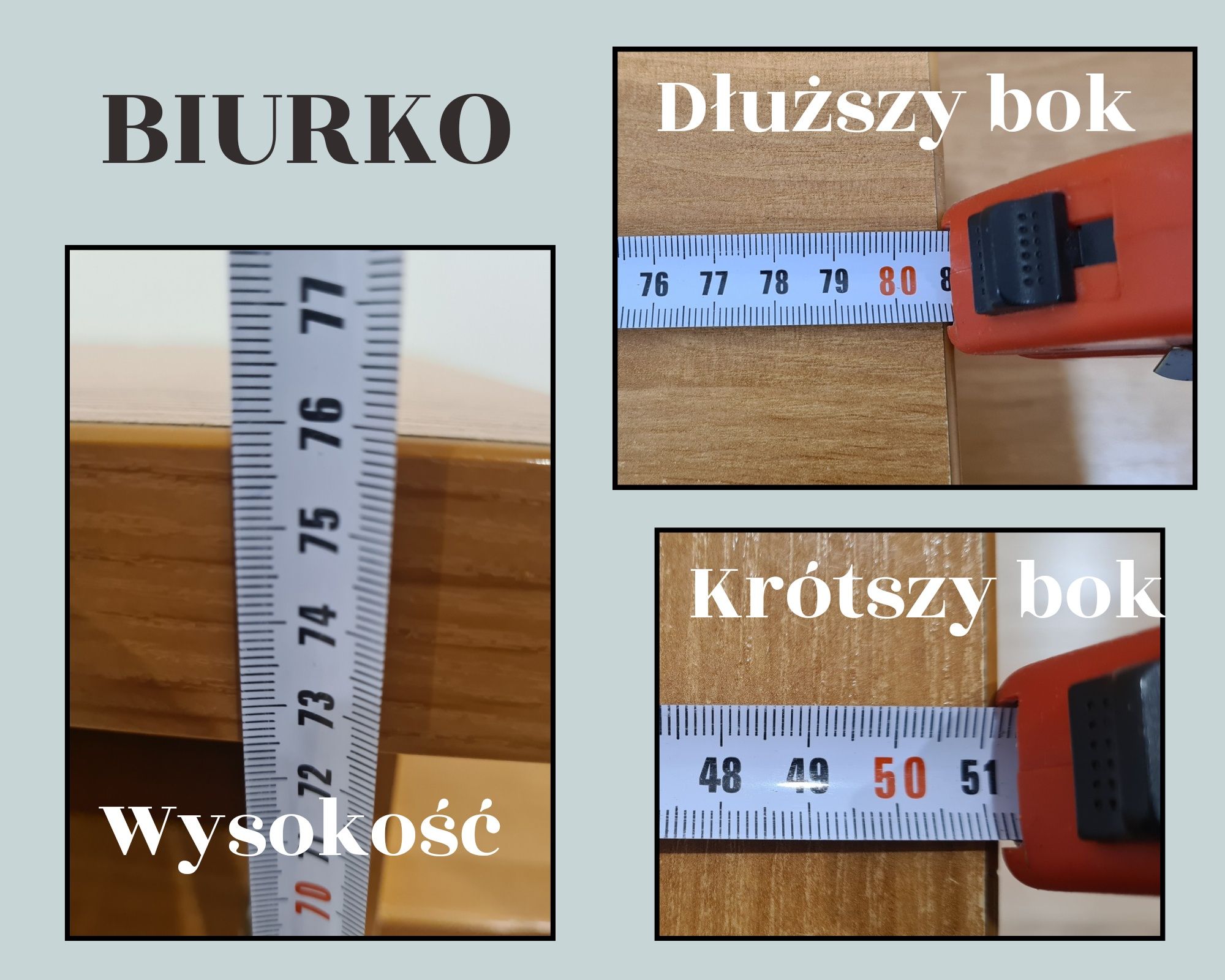 Biurko z szafką zestaw komplet mebli biurowych biurko dla dziecka