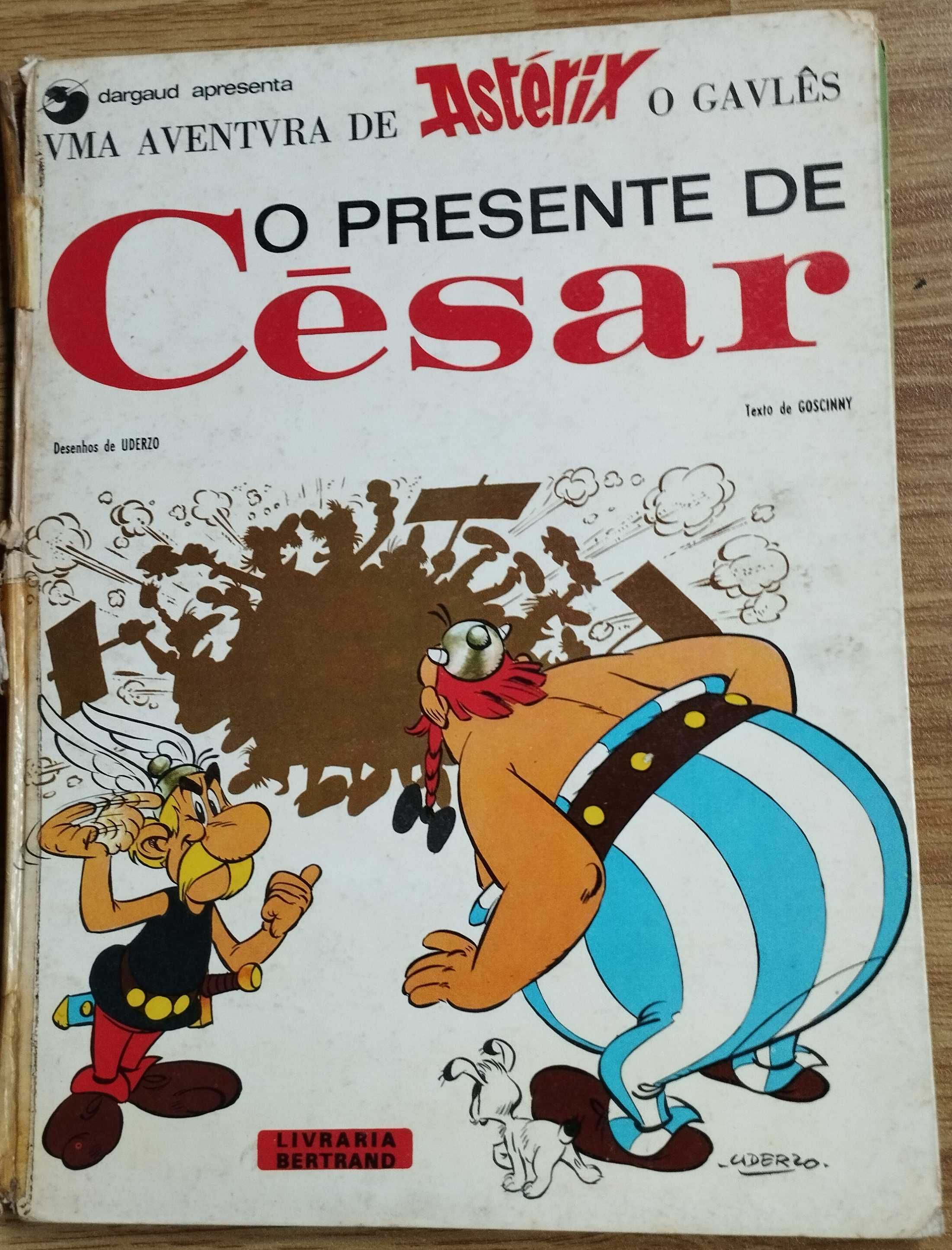 7 Livros Antigos Banda Desenhada Asterix,Spirou,Blake & Mortimer
