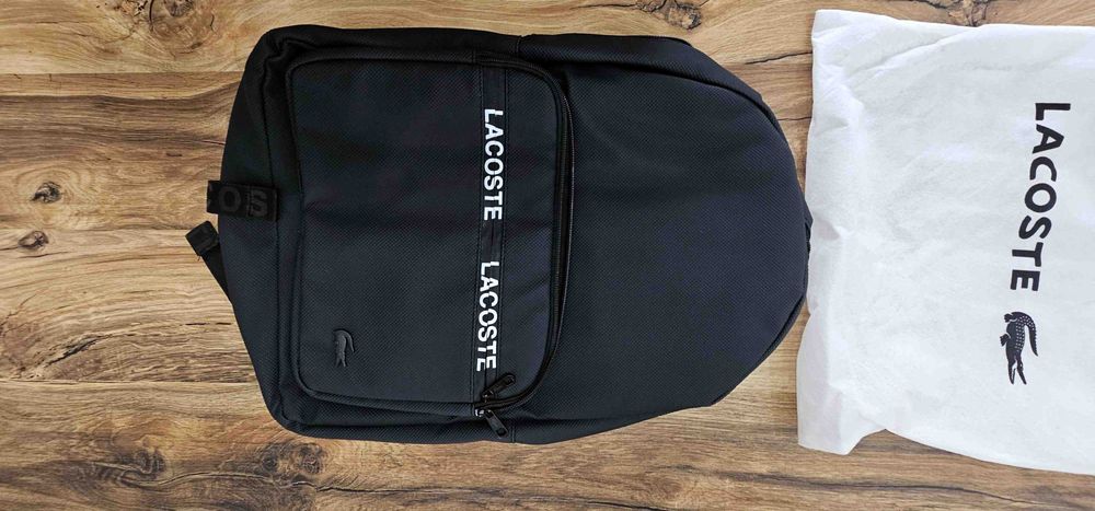 LACOSTE oryginalny plecak z dowodem zakupu. NOWY.