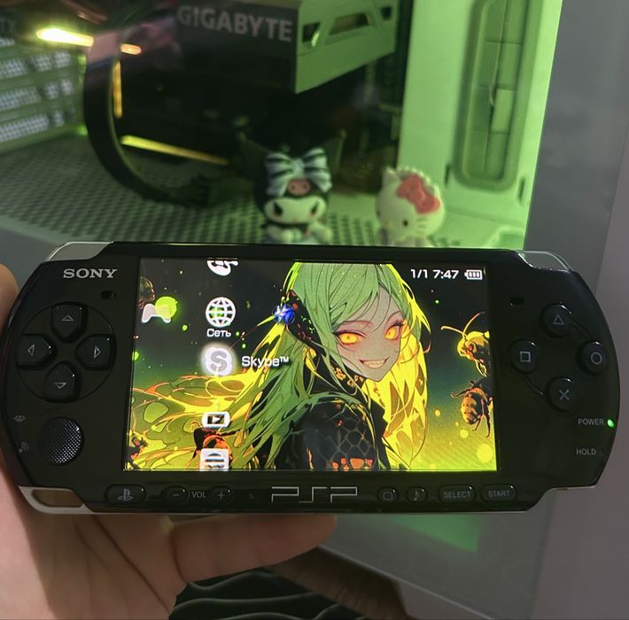 psp 3000 slim + игры