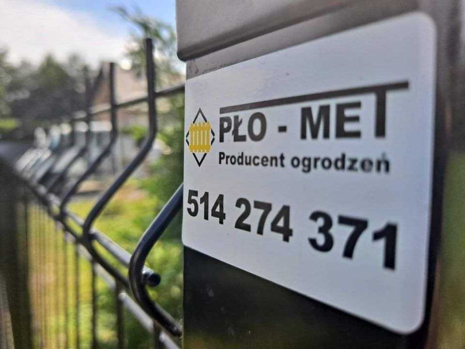 Ogrodzenie panelowe z montażem