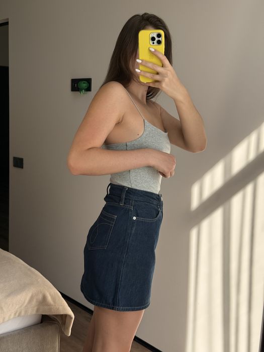 Джинсова юбка Calvin Klein Jeans