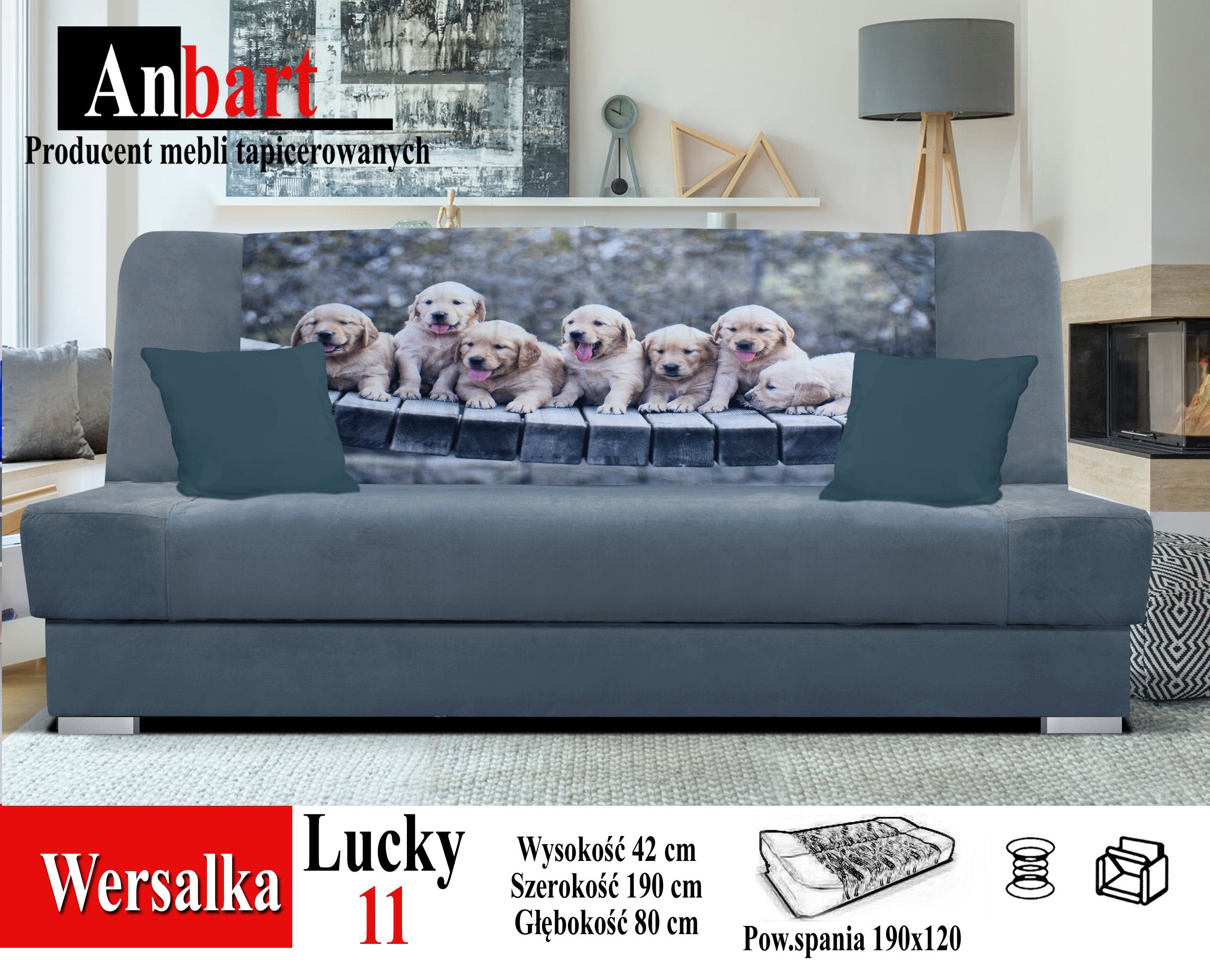 Wersalka, sofa, kanapa, łóżko, leżanka rozkładana, HIT, PROMOCJA