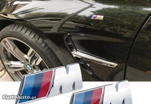 SÍMBOLO EMBLEMA LATERAL Guarda-lamas BMW M PERFORMANCE ORIGINAIL Novo