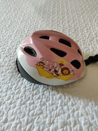 Capacete de bicicleta para criança, rosa