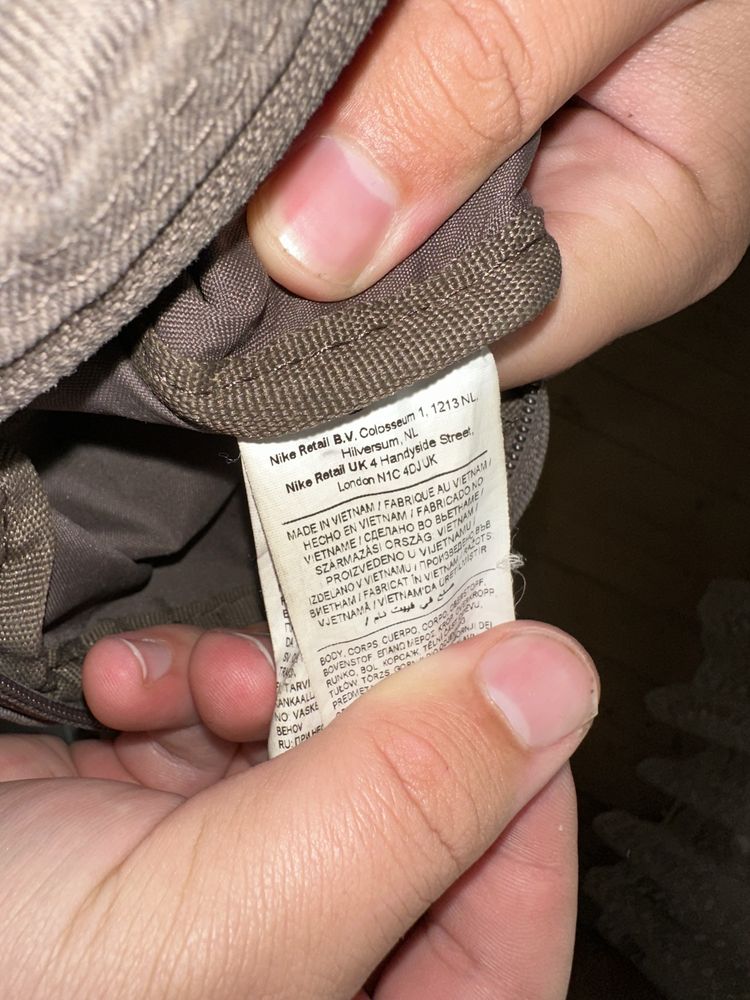 Сумка nike tech fleece