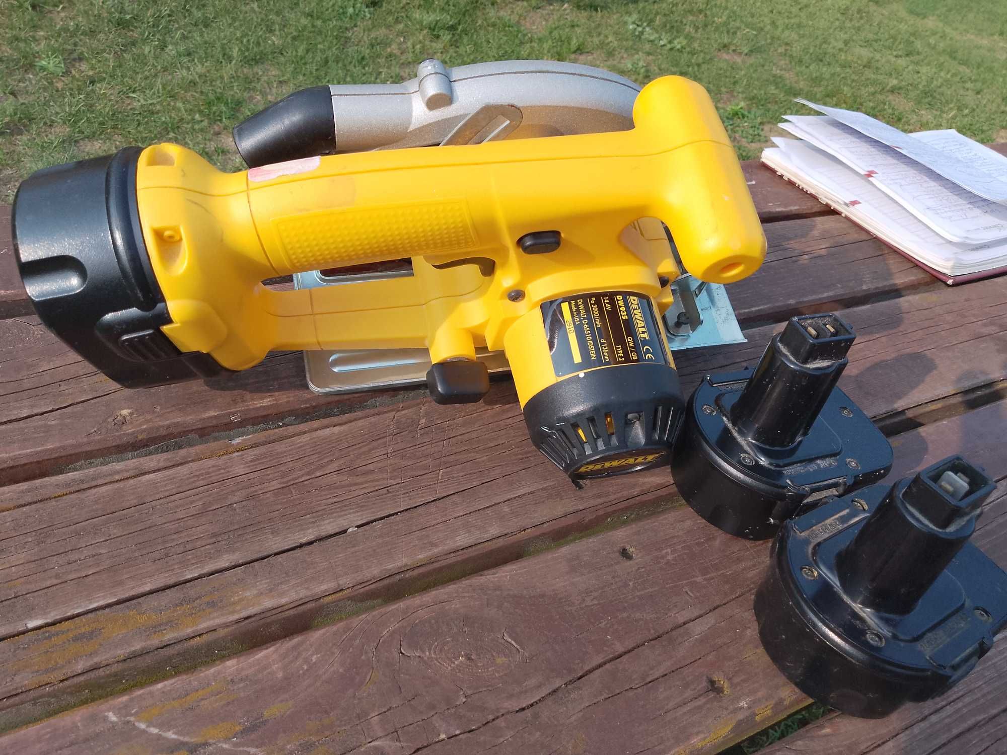 Piła tarczowa akumulatorowa DeWalt. 14,4V. Jak nowa!