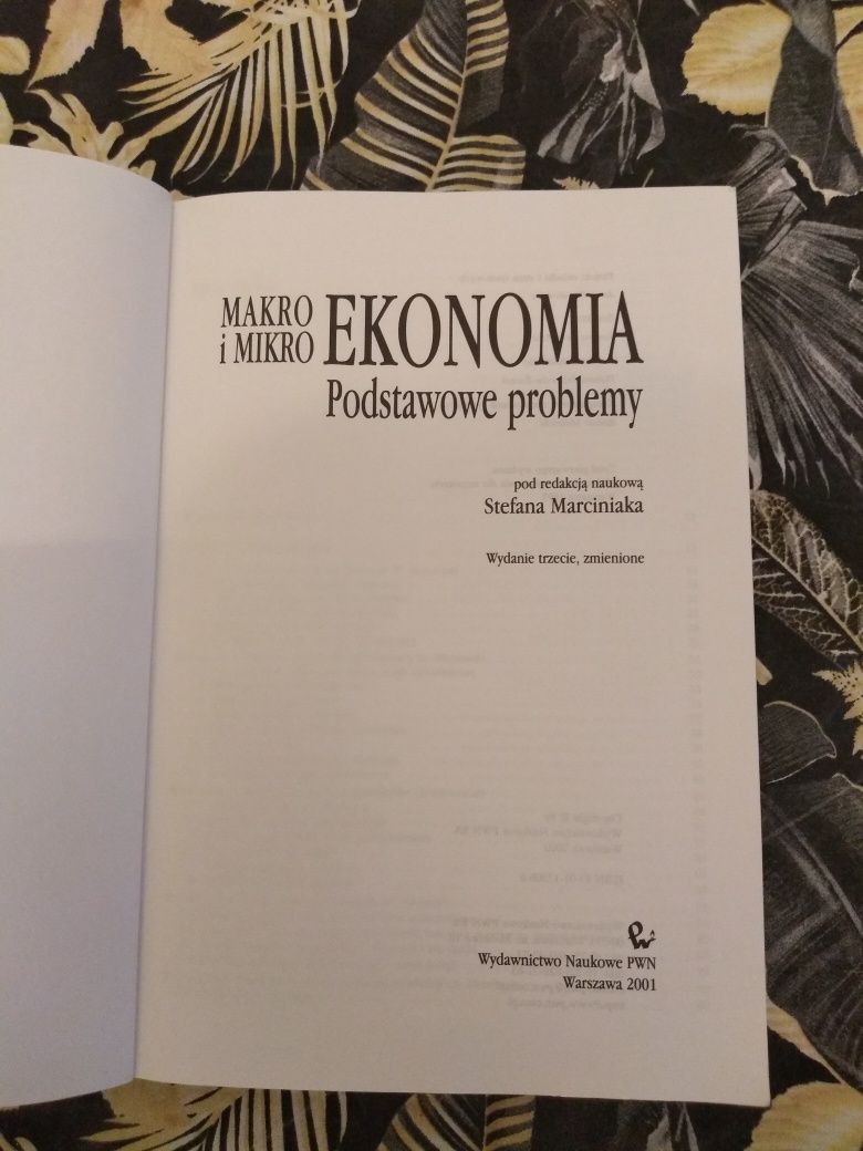 "Makro i mikro ekonomia. Podstawowe problemy" Stefan Marciniak