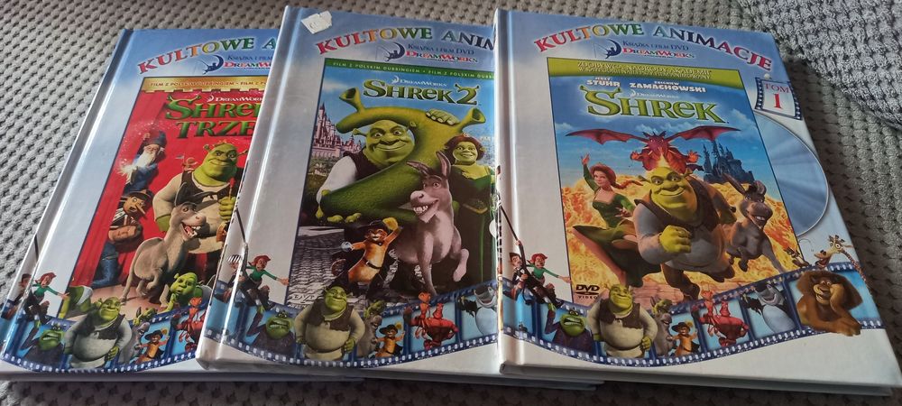 Shrek 1 ,2 ,3   dvd