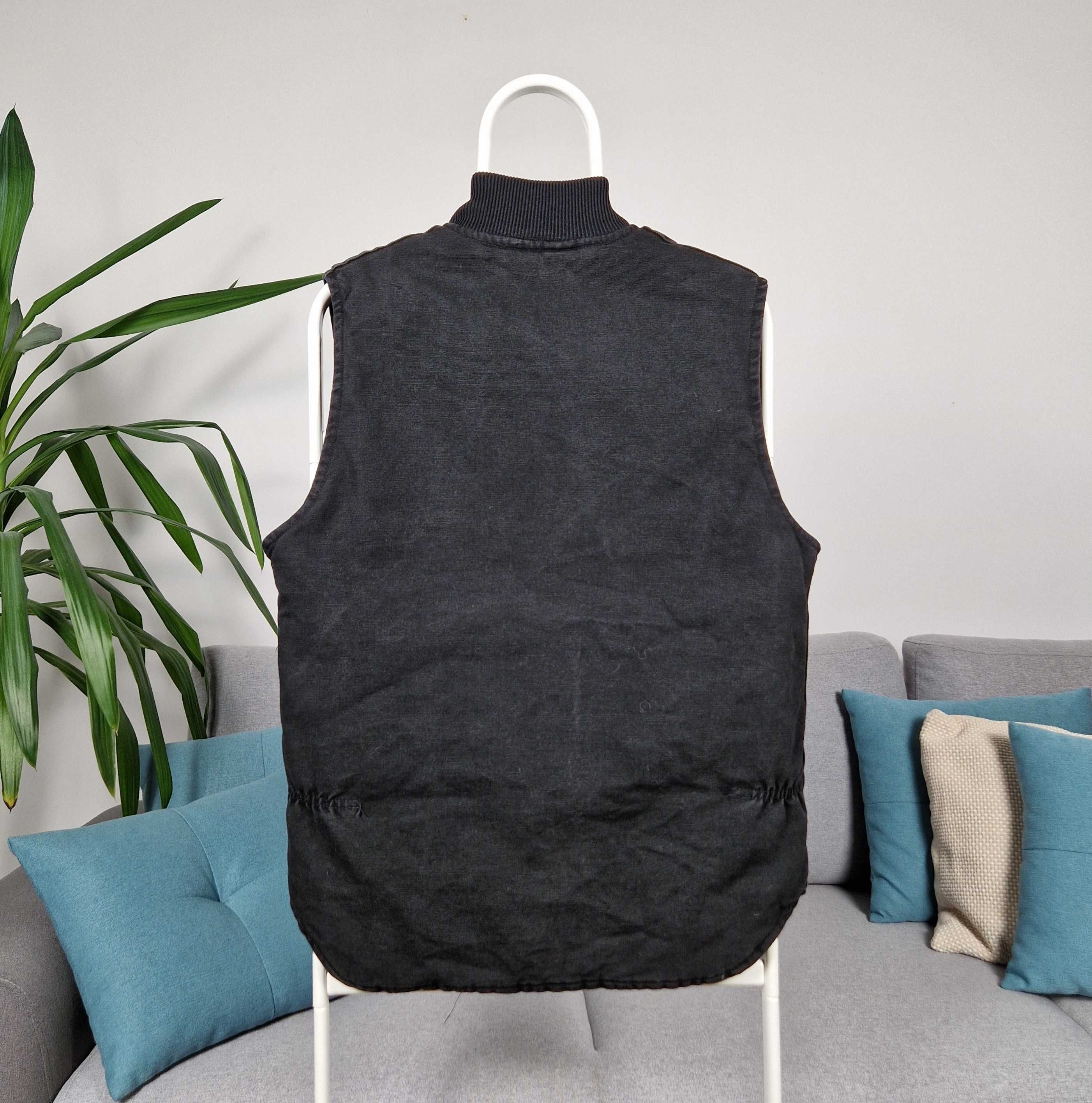 Carhartt VQ185 Men's Vest vintage USA black washed rare kamizelka M